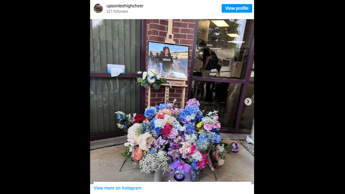 Eleby’s teammates, coaches and teachers mourned her loss and created a memorial for her.