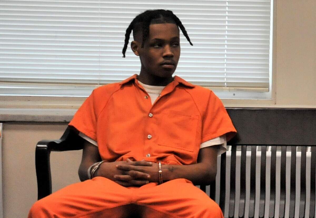Ty’Reek Young at a hearing in Bibb County Superior Court on Monday, May, 2, 2022, where he pleaded guilty to his role in a pair of Macon carjackings in 2019.