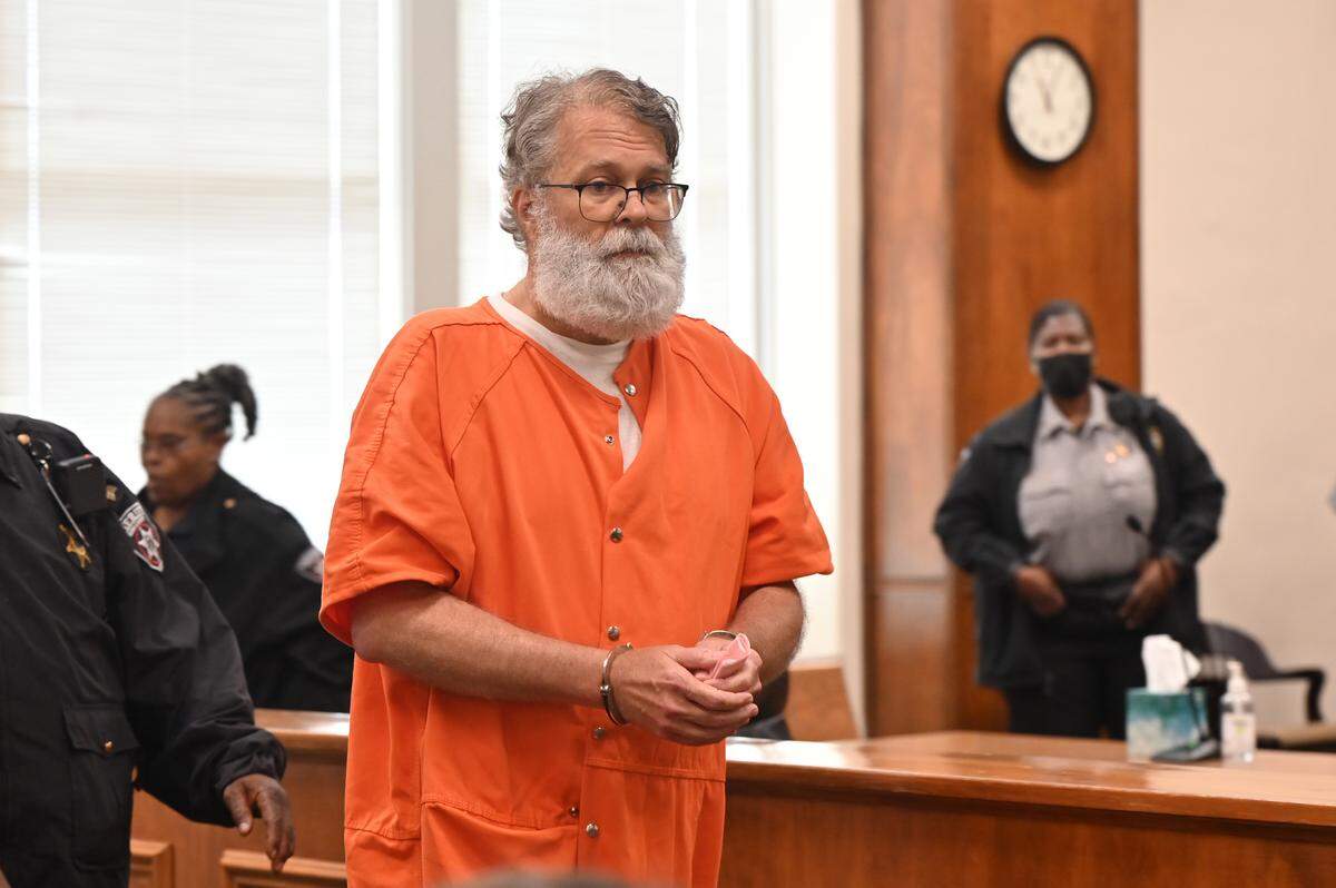 Kevin Bradley walks out the courtroom after being denied bond on Friday, May 8, 2026, at the Bibb County Superior Courthouse in Macon, Ga. Bradley, who practices law in Macon, was accused of communicating with an incarcerated man at the Bibb County Jail, who was not his client, before dropping off an envelope containing synthetic marijuana.