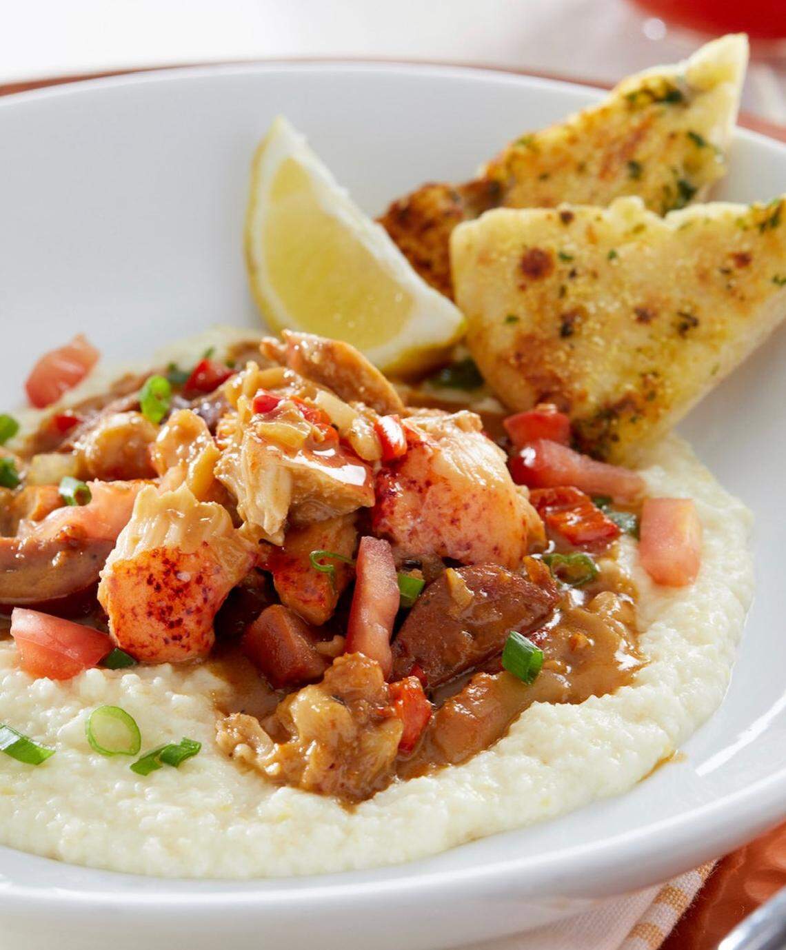 Another Broken Egg and Cafe’s lobster and Brie omelet with city grits. The omelet is described this way on the menu: “cream cheese-filled omelet topped with Brie cheese and champagne butter sauce sauteed lobster meat, tomatoes and green onions.” The upscale breakfast, brunch and lunch spot is coming to The Century Market Plaza Phase II at 810 Ga. 96 in Warner Robins.