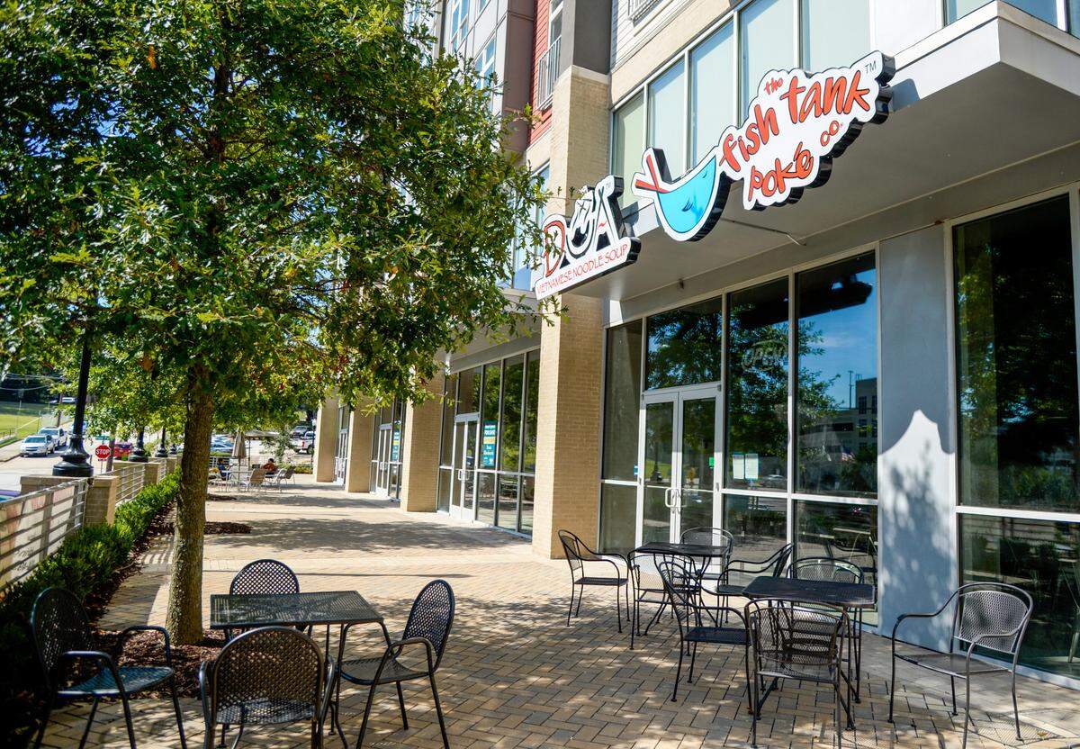 Dua Vietnamese Noodle Soup & The Fish Tank Poke Co., across from Atrium Navicent Health at 781 Spring St., Suite 105., is closed.
