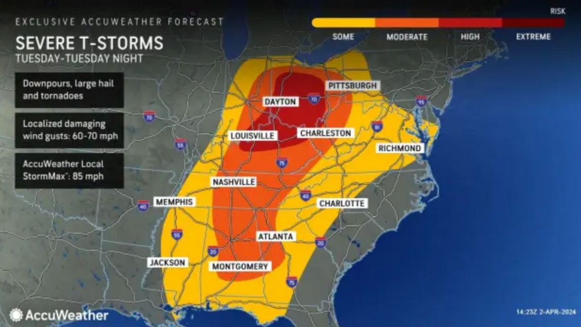 Severe weather outlook for Macon and Columbus, GA | Macon Telegraph
