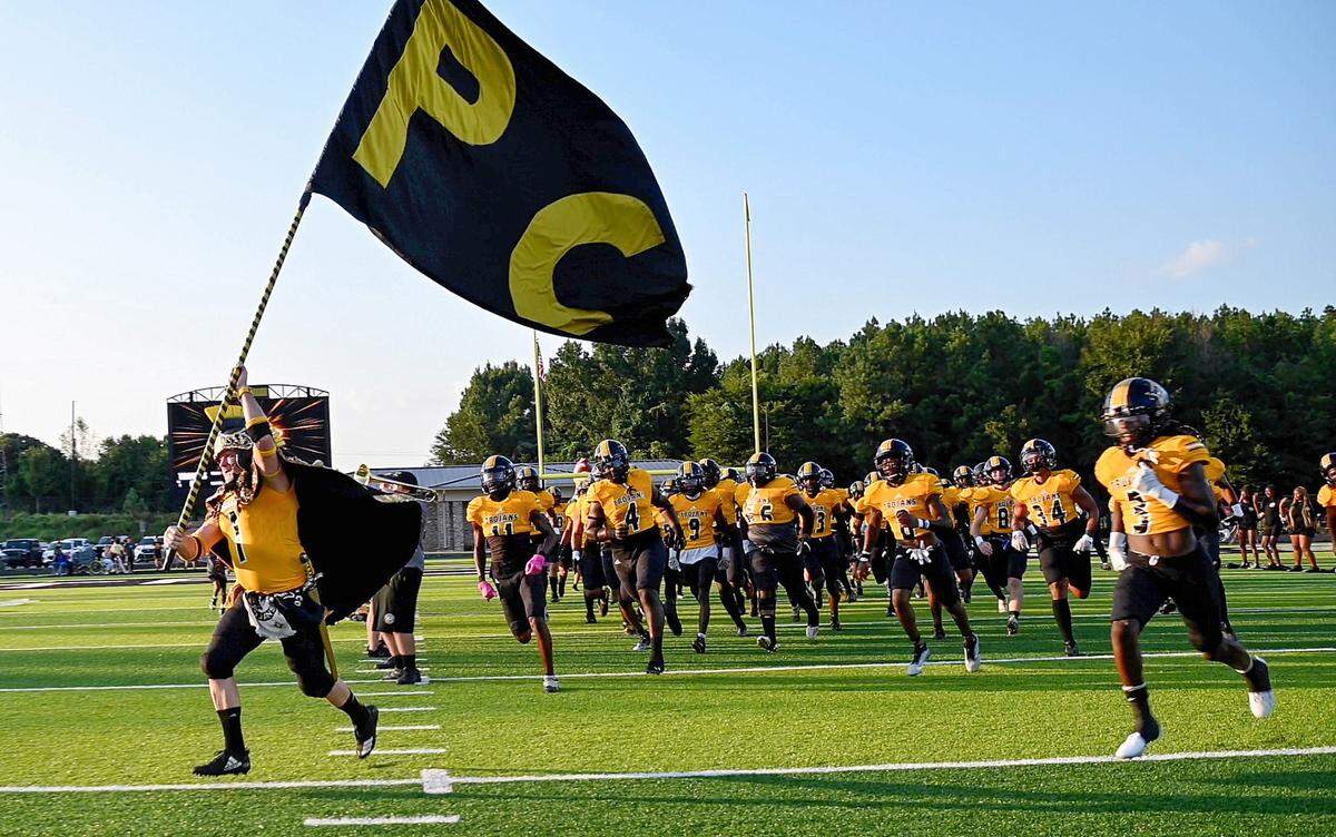 Daryl Hawkins, 67, is in his 31st full season as his alma mater Peach County’s mascot. Hawkins has been roaming the Trojans’ sidelines since the 1992 state championship game.