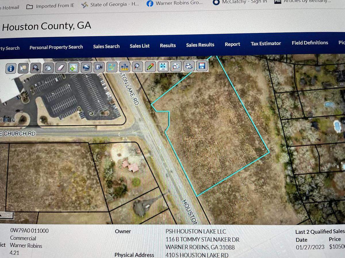 A snapshot of the property where a new Residence Inn by Marriott is under construction off South Houston Lake Road in Warner Robins based on online Houston County property tax records.