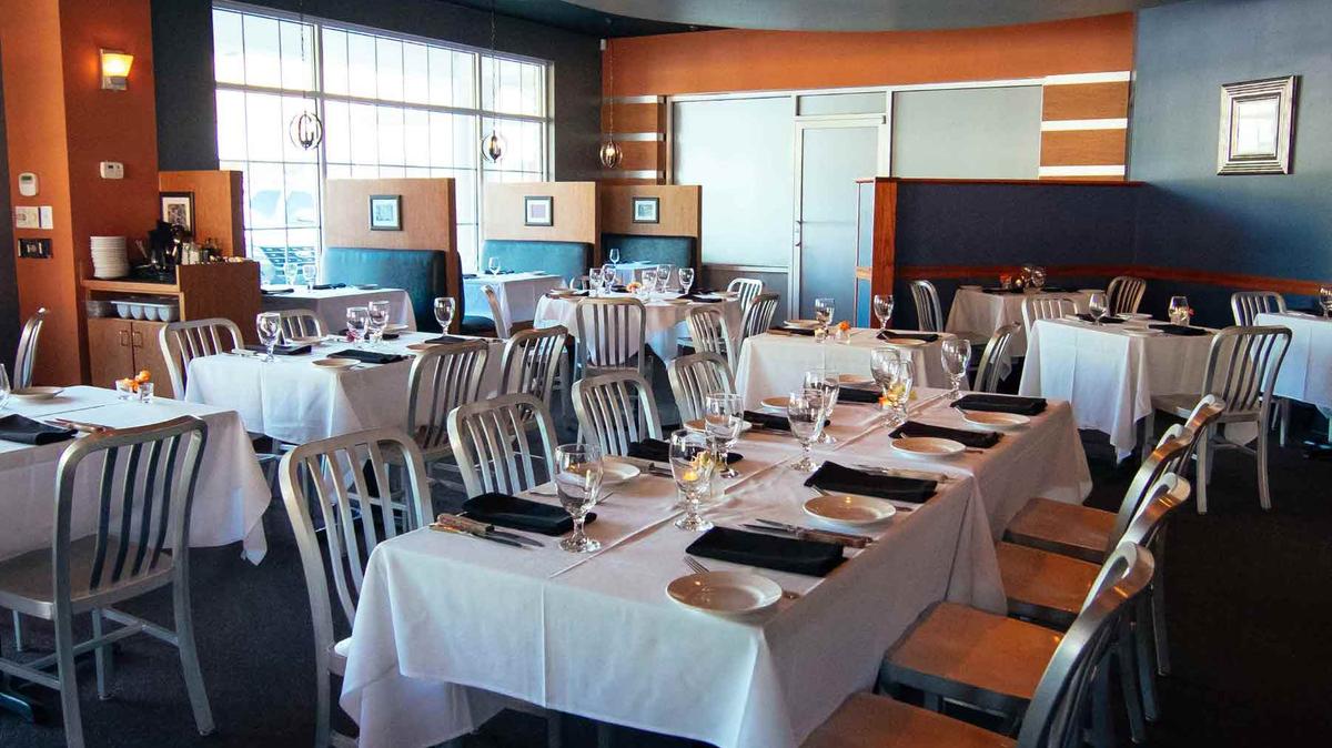 Inside Brasserie Circa in Macon.
