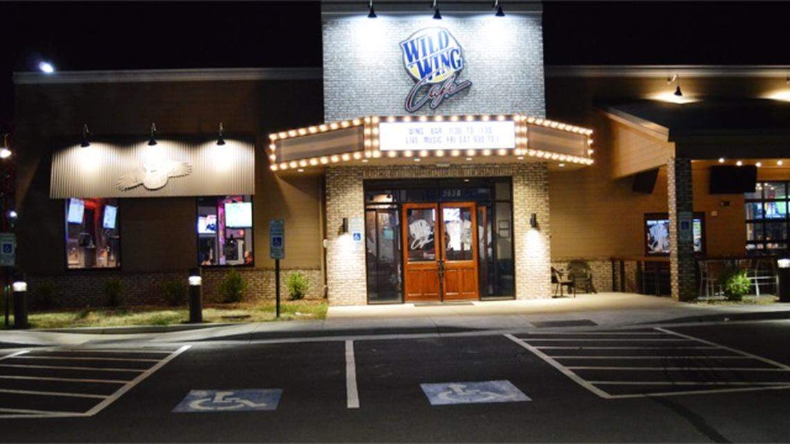 A Wild Wing Cafe, that would be built at 712 Lake Joy Road, near Ga. 96 in Warner Robins, is expected to be a new company design similar to this image.