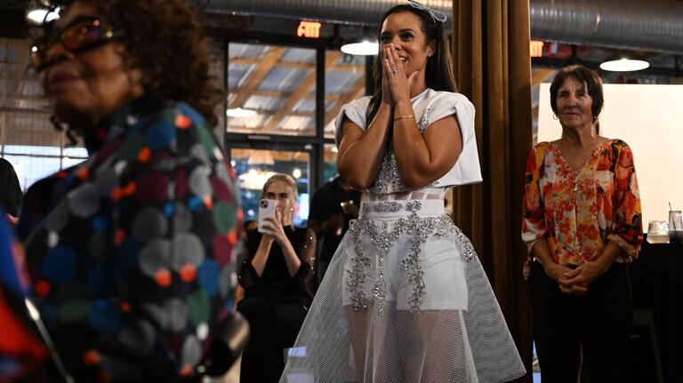 Forsyth chef wins $10K prize on reality cooking show. See her reaction here