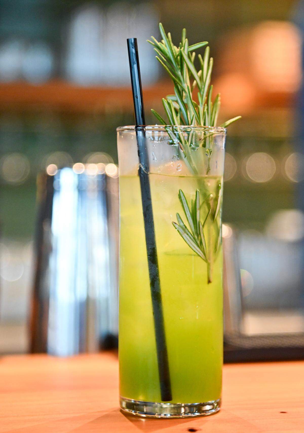 Among the non-alcoholic offerings is the seasonal mocktail, a cucumber mint collins, at Longleaf Distillery at 664 Second St. in downtown Macon.