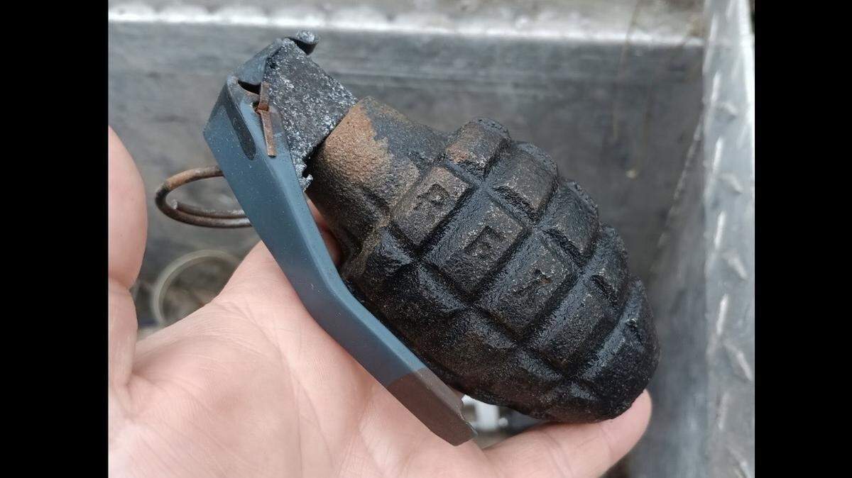 Warner Robins, Ga. woman Patty Gadson held live hand grenade, which her husband Roosevelt Imani Gadson allegedly found in a used tool box on Thursday, April 24, 2025.