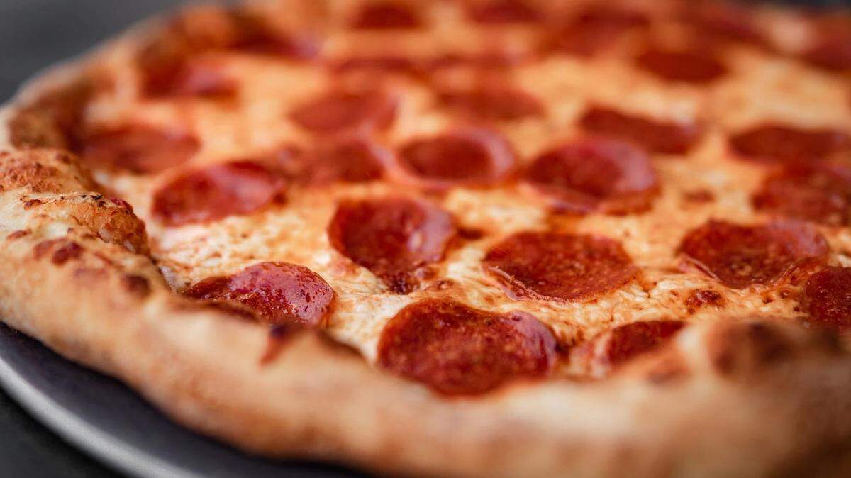 A Holy Pie! Pizzeria pepperoni pizza.