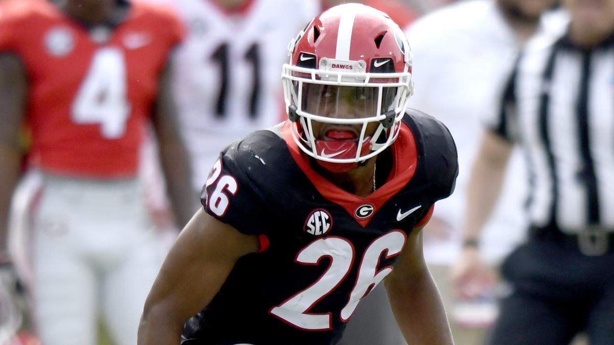 Georgia defensive back Tyrique McGhee.