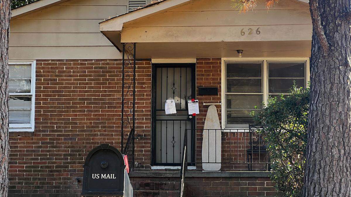 Outside a house located at 626 Carnation Street, where officials say was the location of a bar, restaurant, and entertainment venue called The Bootleg. The owner of The Bootleg was allegedly operating without legal alcohol permits, among other things, which led the county to file a lawsuit on Nov. 5, 2025, calling it a “public nuisance,” according to court records.