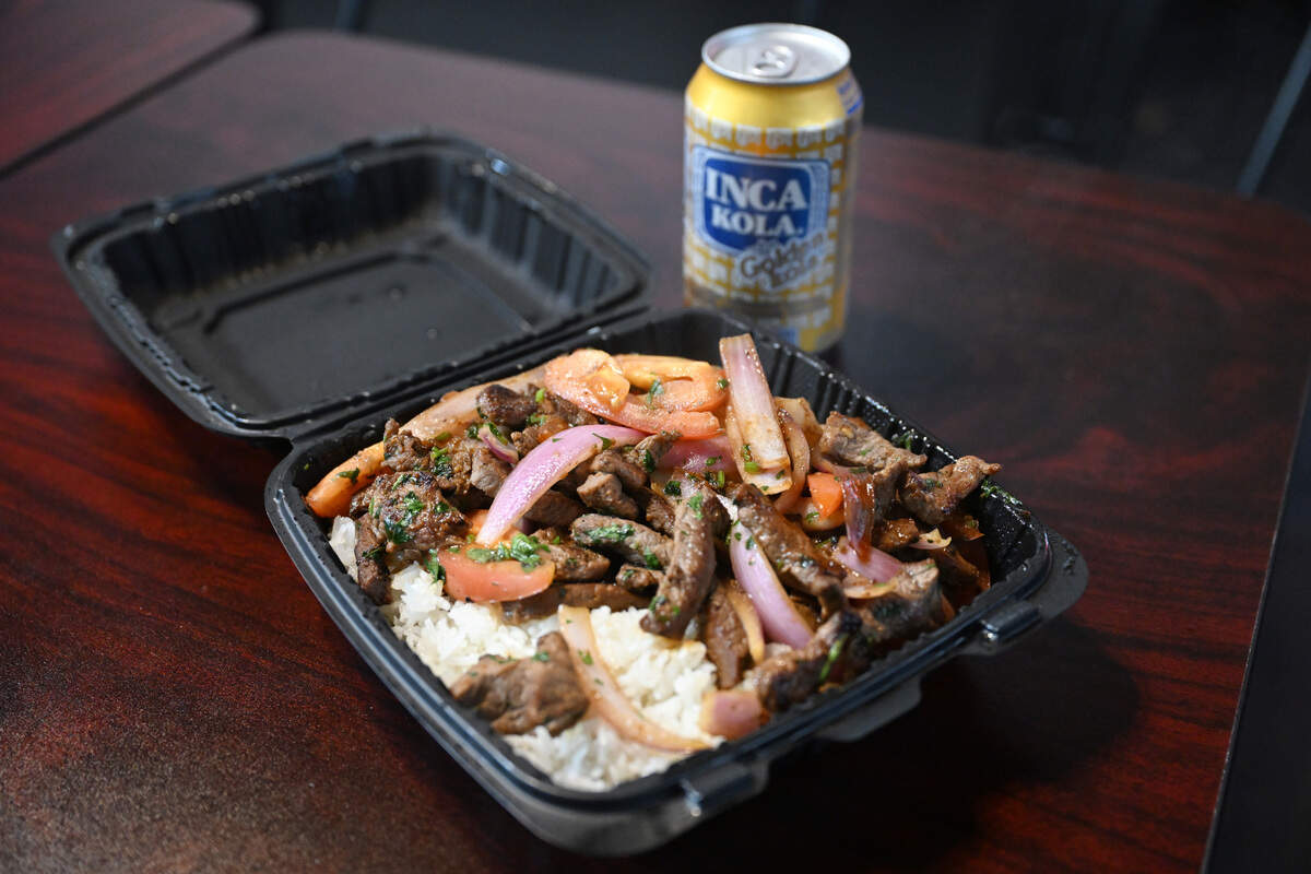 Lomo Saltado from Asu Mare Peruvian Restaurant features strips of beef stir-fried with onion, tomatoes and fries in the restaurant’s “special sauce” and is served with white rice. Chicken may be substituted for steak.
