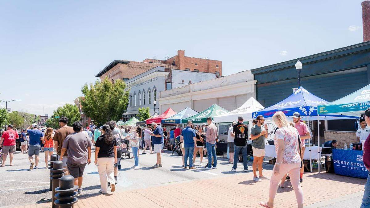 What is there to eat at the Just Tap’d 8th annual craft beer festival in Macon?
