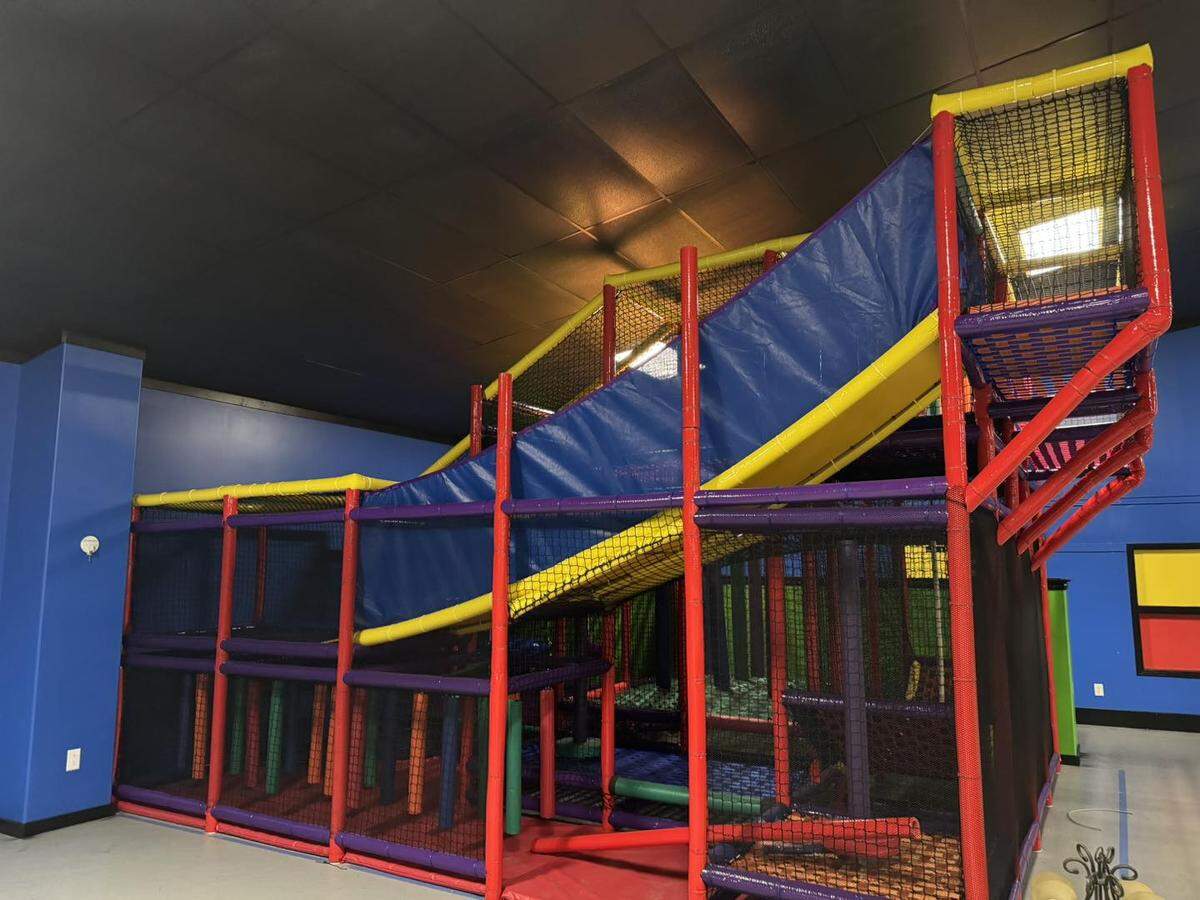 Level Up Family Entertainment Center, set to open in August, will offer roller skating, a state-of-the-art arcade, an indoor playground, laser tag, and birthday party packages.