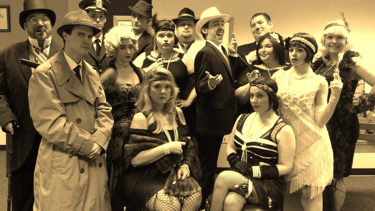 SPECIAL TO THE TELEGRAPHTravel through time and try to solve a mystery amidst mobsters at 'Murder at the Juice Joint' dinner theater at the Museum of Aviation in Warner Robins.
