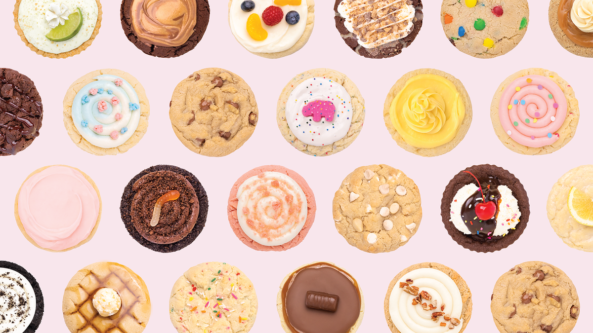 Crumbl Cookies offers a rotating weekly menu of six cookies from more than 250 of their signature creations.