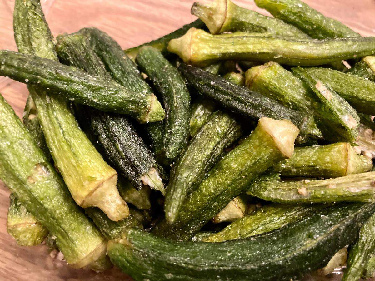 SL Sausage Company’s Okra Chips.
