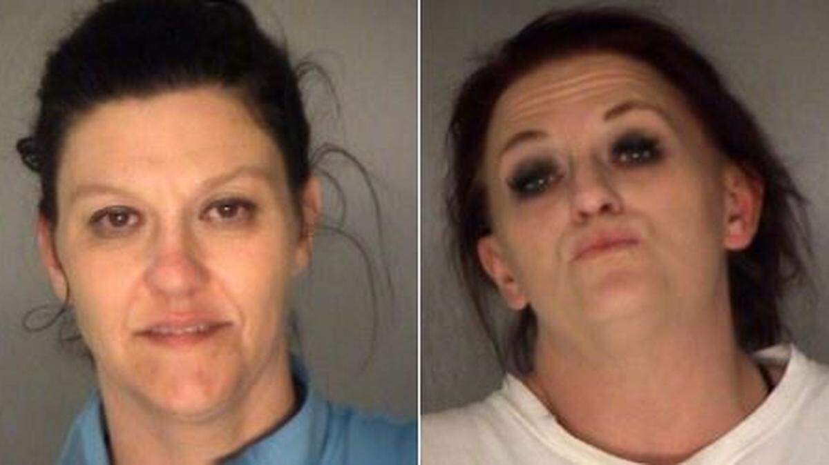 Tiffany Robinson, left, Jamie Singleton