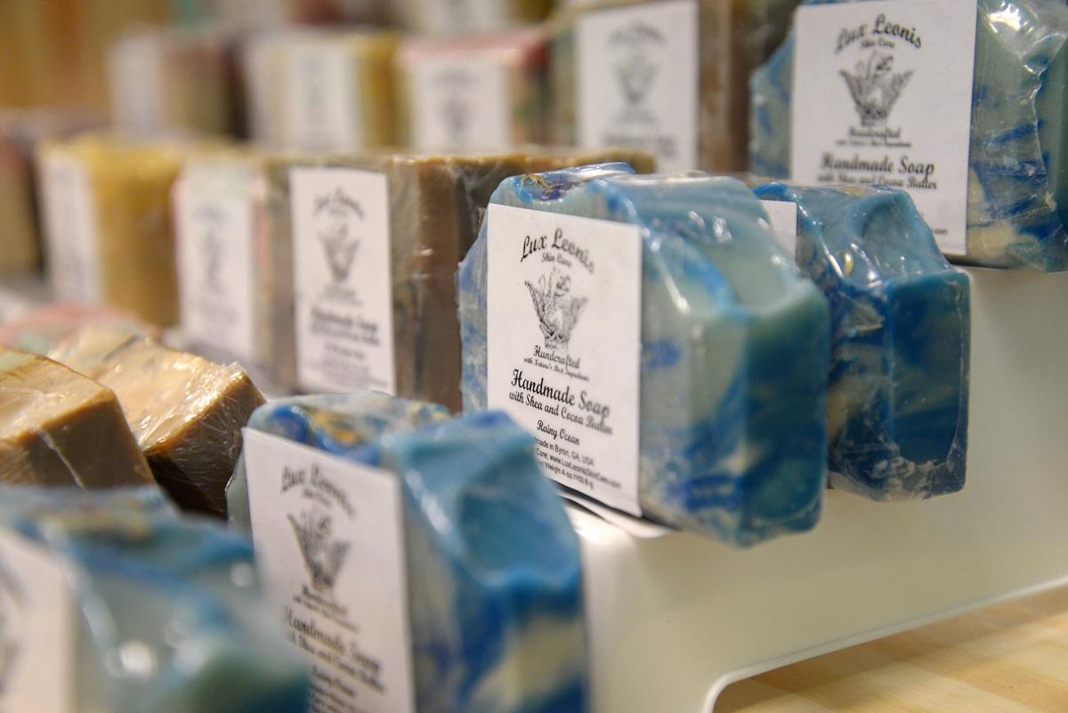 Lux Leonis Skin Care by Ania Rynarzewska sells its products at the Macon Exchange at 368 Second St. The Exchange has 19 different vendors that have everything from jewelry to soaps to sweet snacks. It will be open Thursday-Sunday through December.