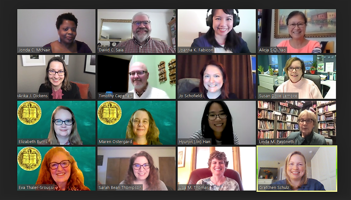Chaired by Macon’s Dr. Jonda C. McNair, the 2021 Newbery Award Selection committee included: Sarah Bean Thompson, Elizabeth A. Burns, Timothy D. Capehart, Arika J. Dickens, Joanna K. Fabicon, Hyunjin Han, Susan Dove Lempke, Maren C. Ostergard, Dr. Linda M. Pavonetti, David C. Saia, Jo Schofield, Eva Thaler-Sroussi, Lisa Thomas and Alicia S.Q. Yao, as well as consultant Kathie L. Meizner, administrative assistant Gretchen Schulz and staff liason Jordan Dubin.