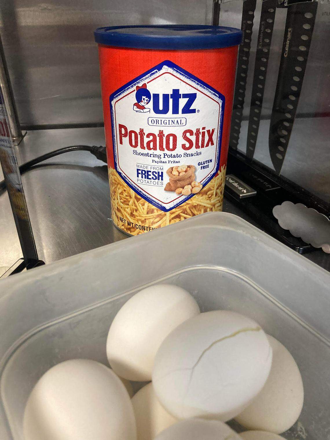 Eggs and potato sticks are common ingredients on some dishes at a new Venezuelan restaurant in Warner Robins.