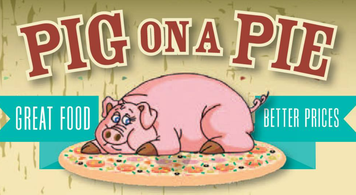 Pig on a Pie in Macon, GA.