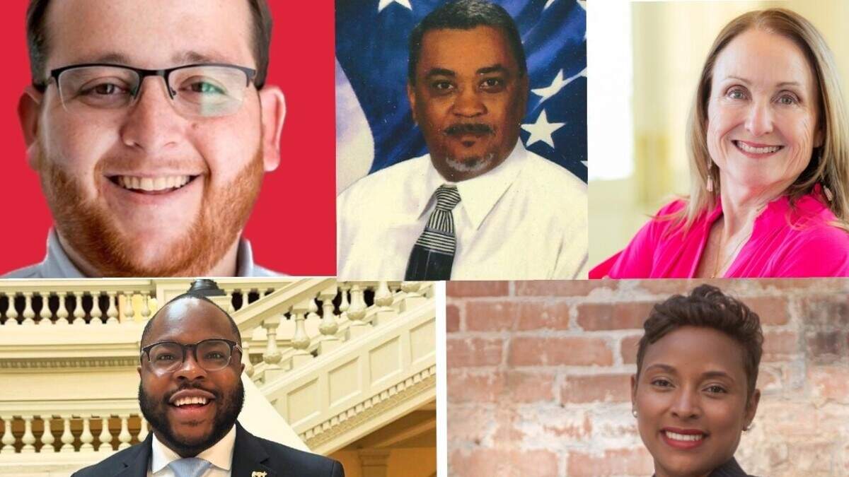 Six candidates, including five pictured here, are running for State House representative District 145.