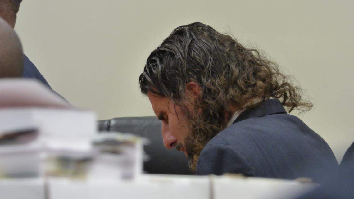 Raymond Leverett, during the final hearing of his murder case on Jan. 23, 2026, in Bibb County Superior Court, where jurors found him guilty of John “J3” Fleming’s murder and were subsequently sentenced to life.