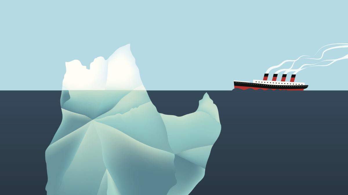Iceberg, let us stop and remember our salad days.