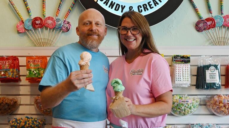 Family traditions mix with modern flair at this new Macon ice cream, candy shop
