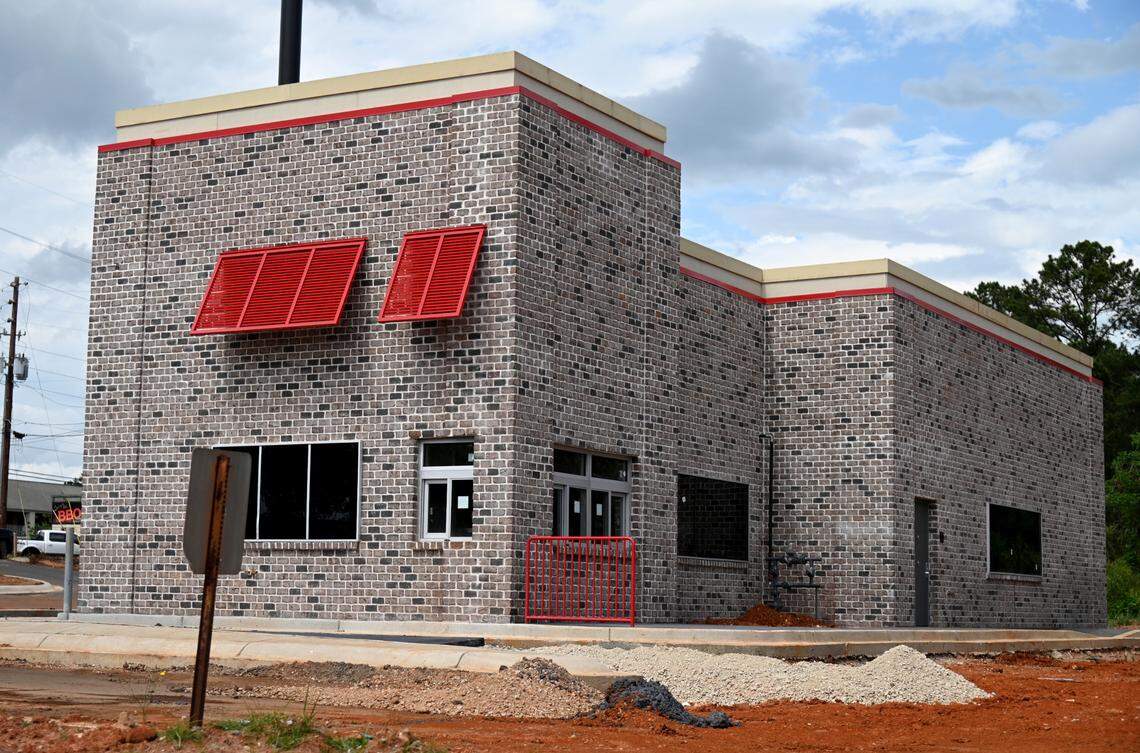 A Cook Out is under construction on Sam Nunn Blvd. in the former spot of a Taco Bell in Perry.