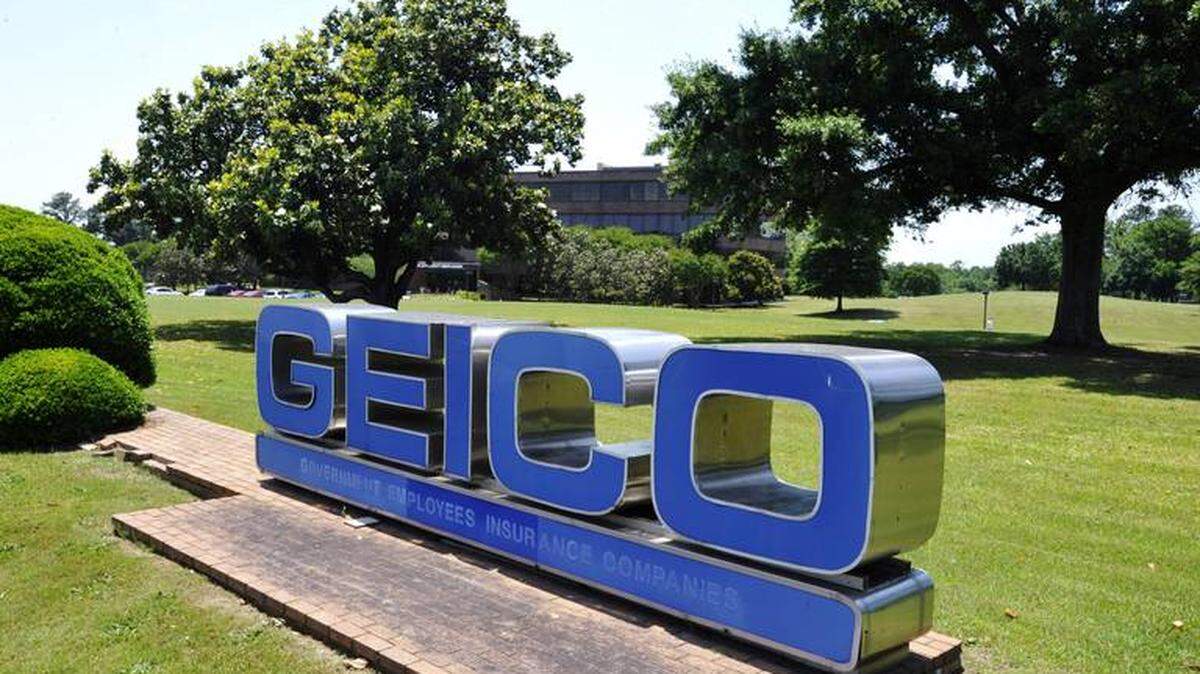 The sign in front of the Geico office in Macon is pictured in 2014.