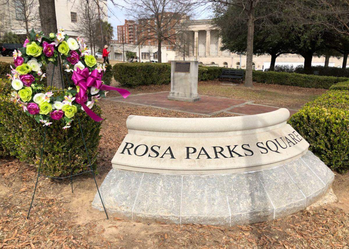Rosa Parks Square in downtown Macon, Georgia.