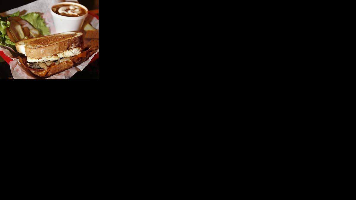 Stop by the Pickle Barrel Café and Sports Pub for specialties like the Ultimate Chicken, which comes topped with sauteed onions, peppers, mushrooms, bacon, cheddar and swiss cheese.