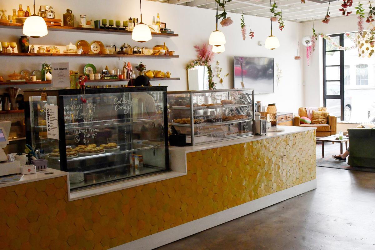 The front counter sits inside of Oh Honey Baking Co. on Thursday, May 23, 2024, in Macon, Georgia.