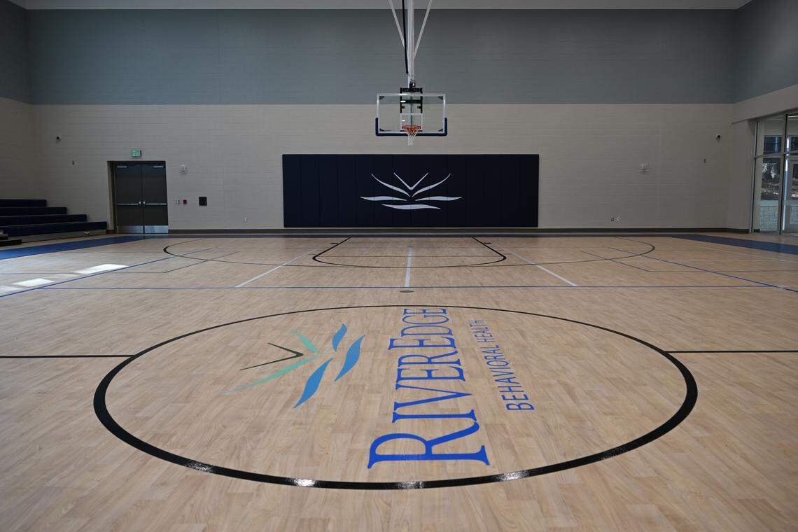 The new River Edge Adult Peer Support and Community Integration Center features a brand new gymnasium which can be used by individuals in either side of the center, as well as community members.