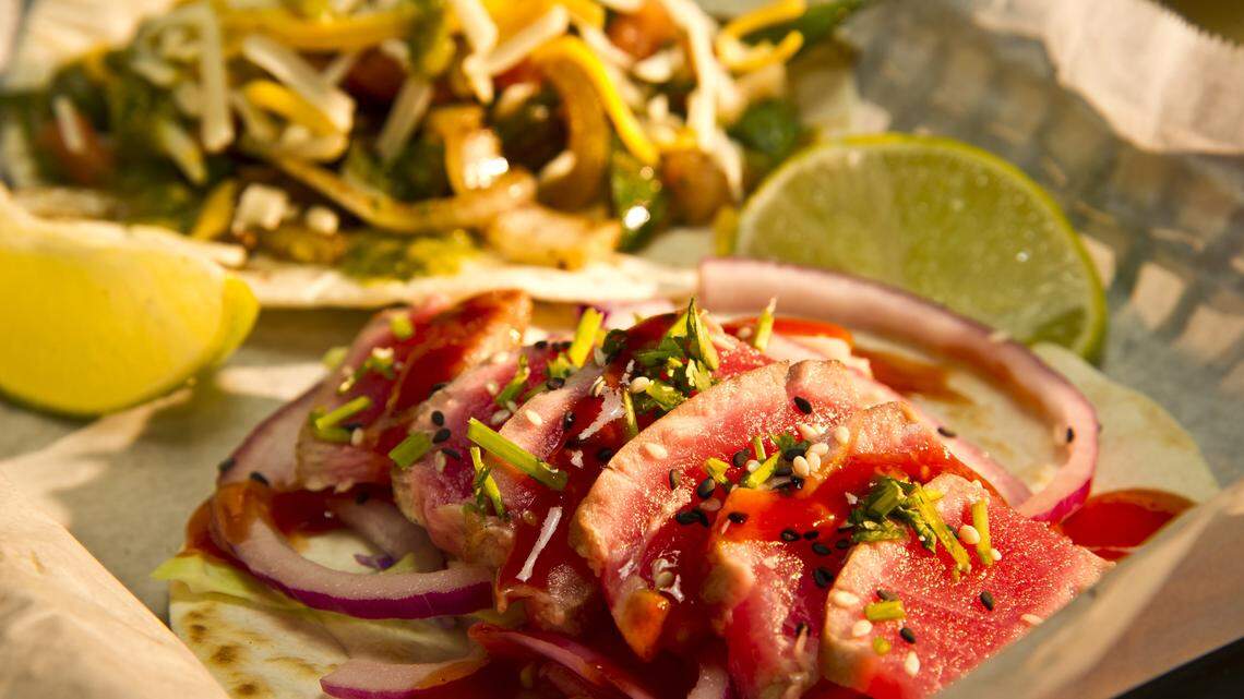 The Taco Shed is one of the restaurants that will take orders from the OrangeCrate app.