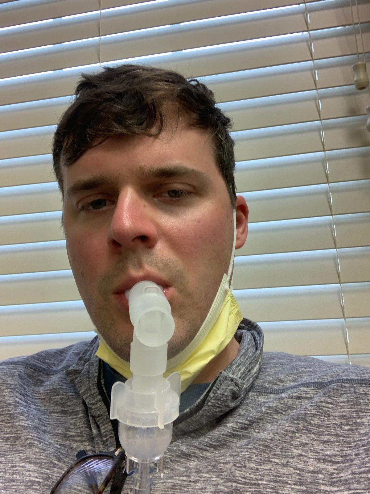 Jordan Josey, 28, first felt symptoms caused by the coronavirus on the morning of March 17, 2020. He sought help at a string of medical facilities in Macon.