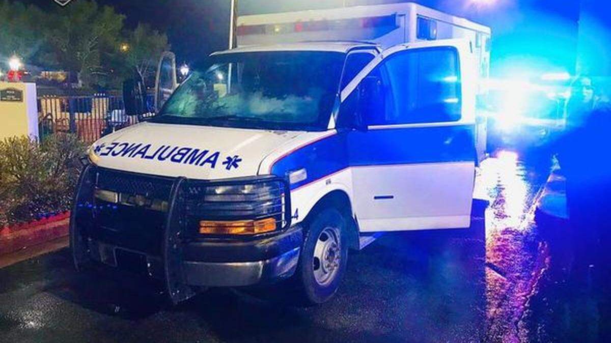 A private ambulance reportedly stolen Thursday night was stopped by Bibb County sheriff’s deputies near a motel off Eisenhower Parkway near Interstate 475.