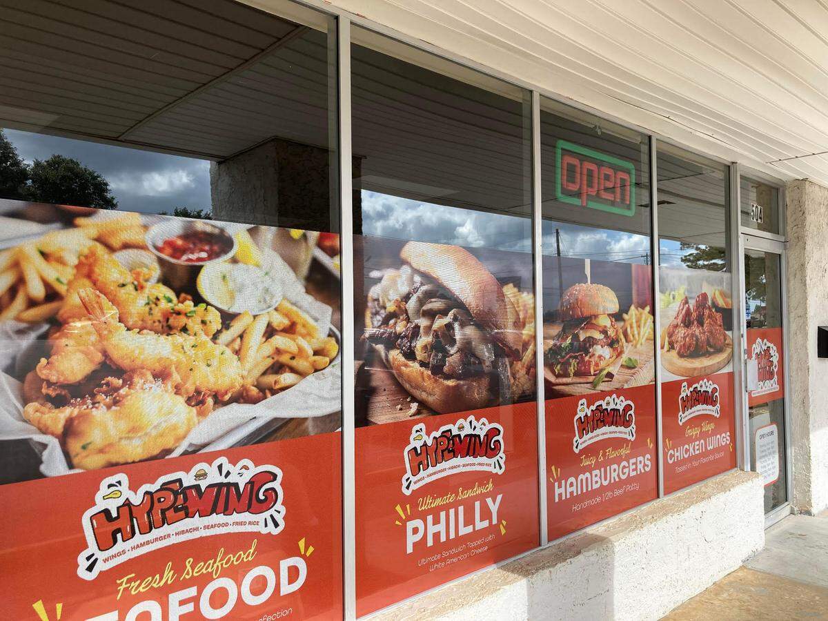 Outside HypeWing, a new restaurant opening soon at 504 Russell Parkway in Warner Robins.