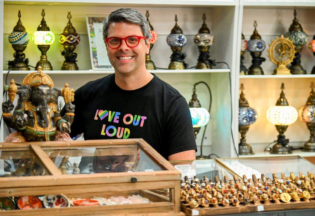 Scott Mitchell, owner of The Bohemian Den located at 502 Cherry St. in downtown Macon.