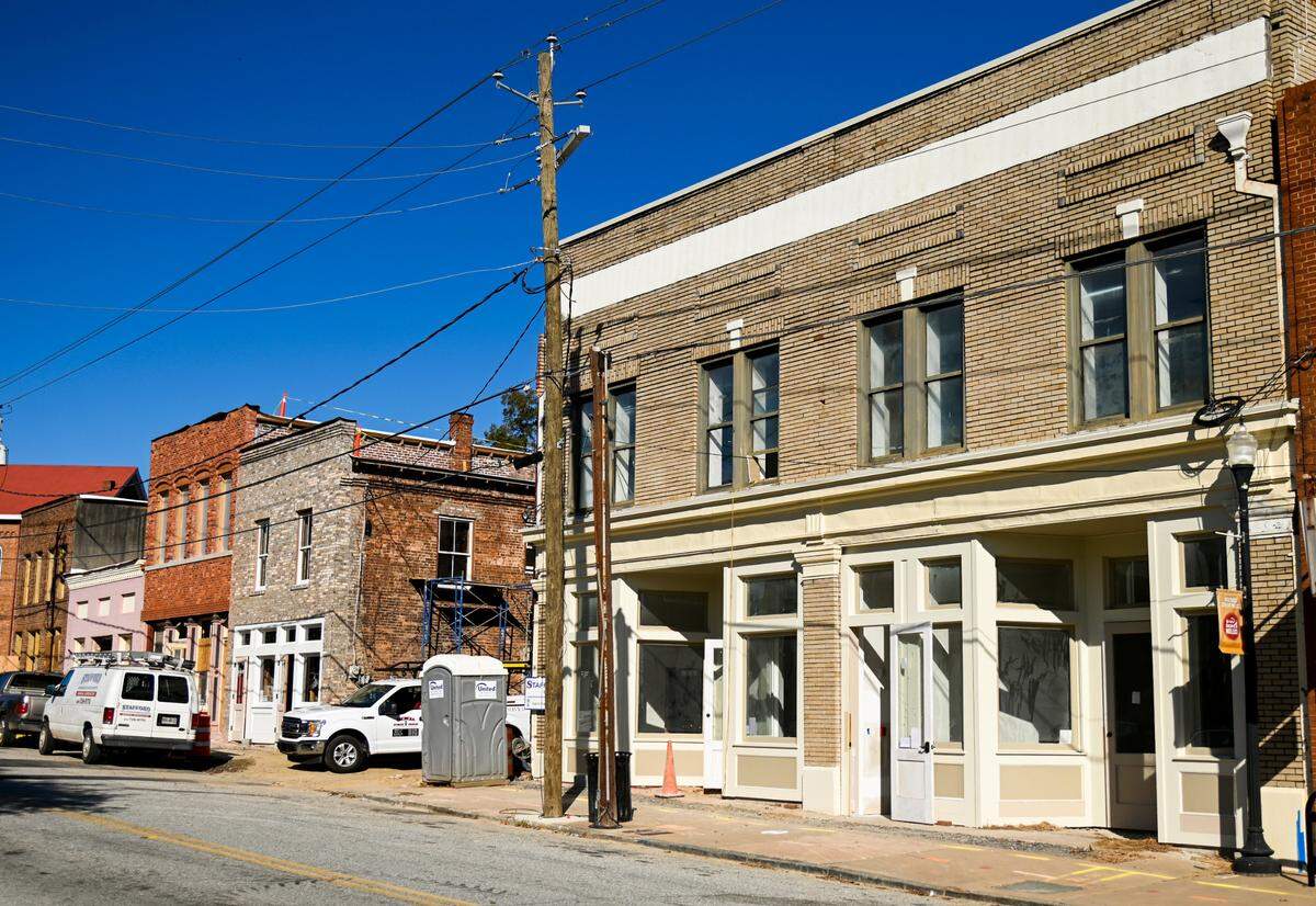 Future home of Billingslea Commons located along the 800 block of Forsyth Street in downtown Macon.