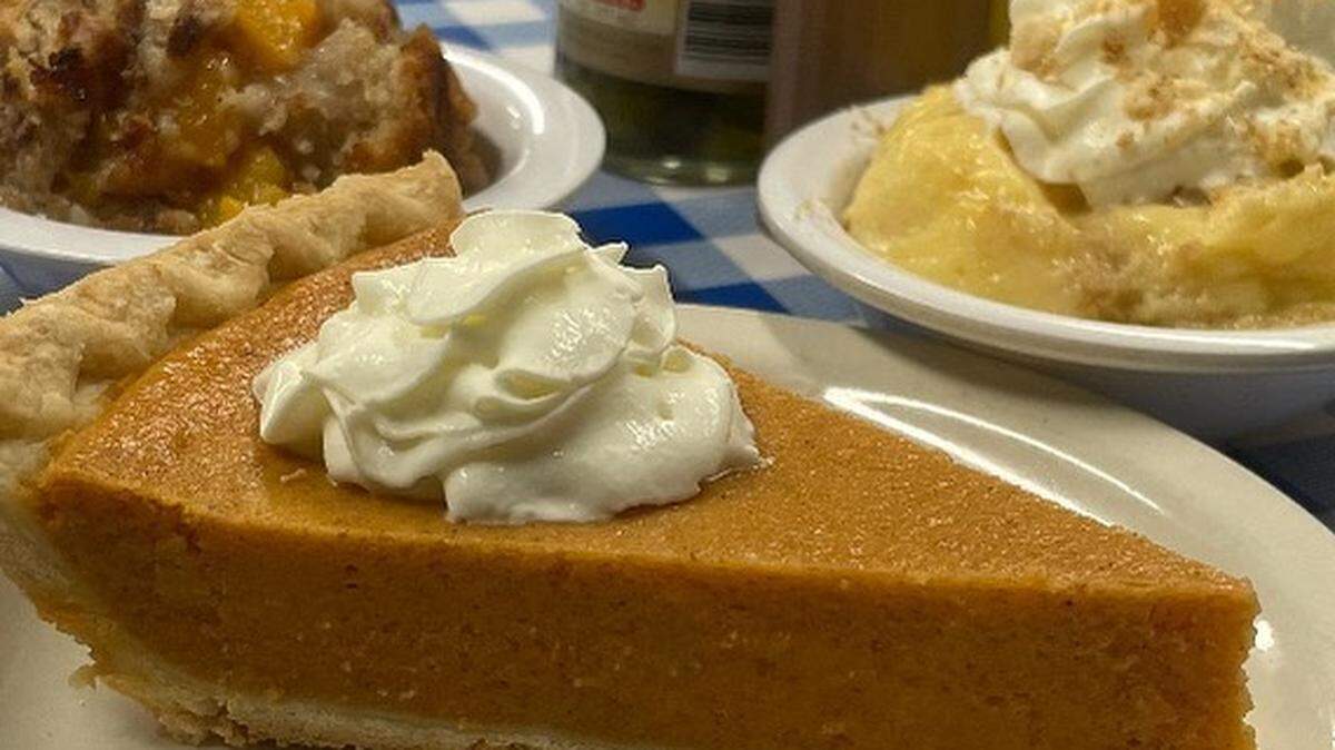 Sweet potato pie at H&H Restaurant in Macon.