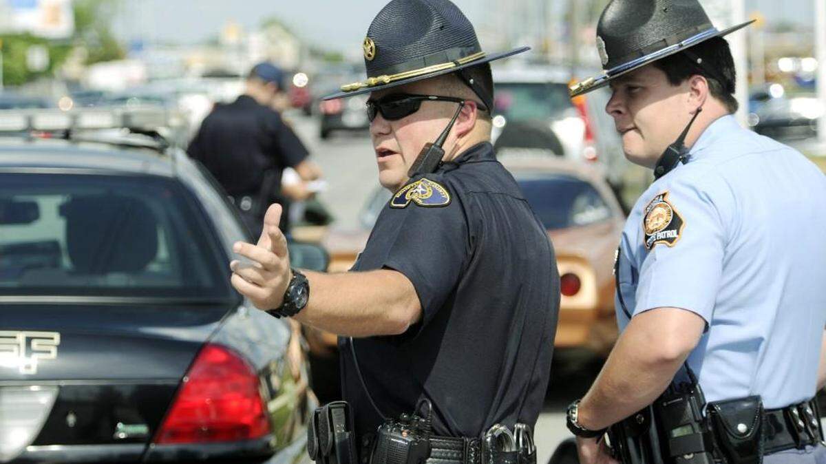 Georgia State Patrol troopers and law enforcement officers, such as these pictured in a Telegraph file photo, are once again joining law enforcement officers from four other southern states in a seven-day crackdown on speeders starting Monday.