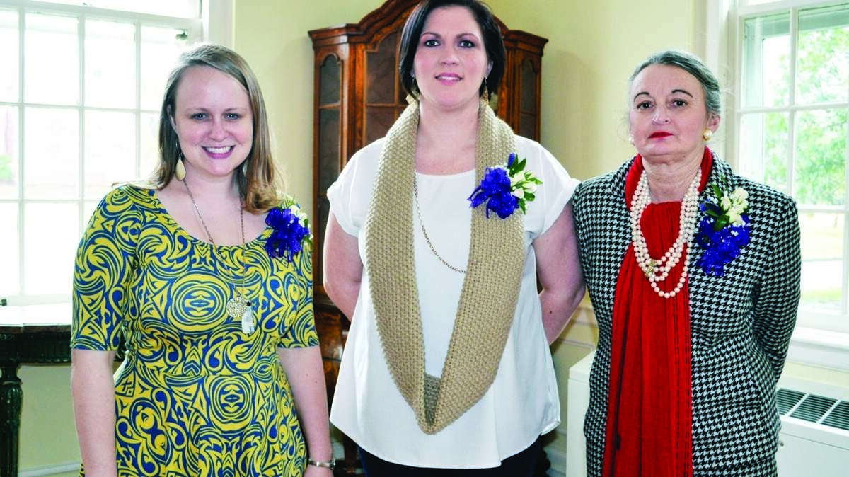 SPECIAL TO THE TELEGRAPH
Pictured, from left, are Wesleyan Women's Servant Leader honorees the Rev. Stacey Harwell-Dye, Kalyn Morris and June O'Neal.