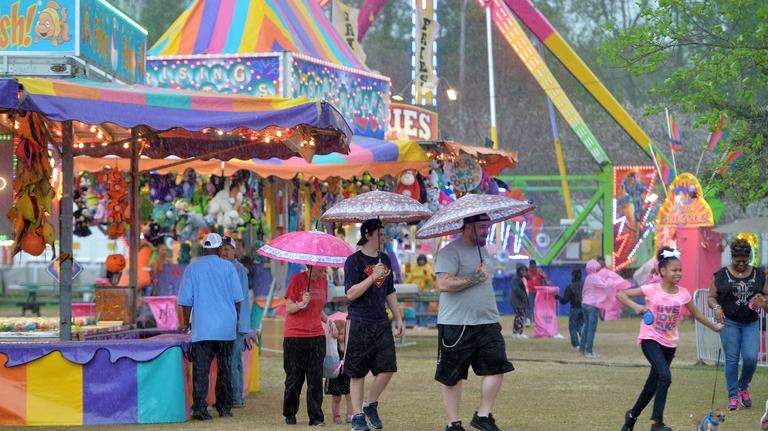 Rain washes outdoor Cherry Blossom Fest activities Thursday afternoon