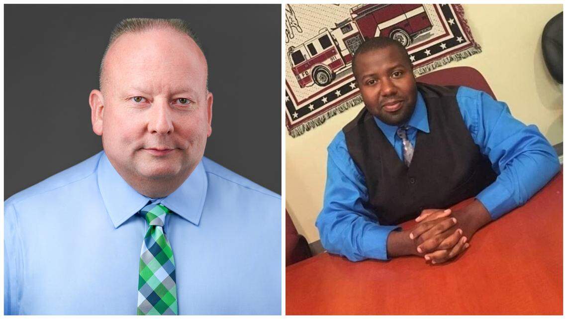 Chris Barfield (left), Michael McKeever (right) and incumbent Bill Howell (not pictured) will face off to determine who will represent District 7.