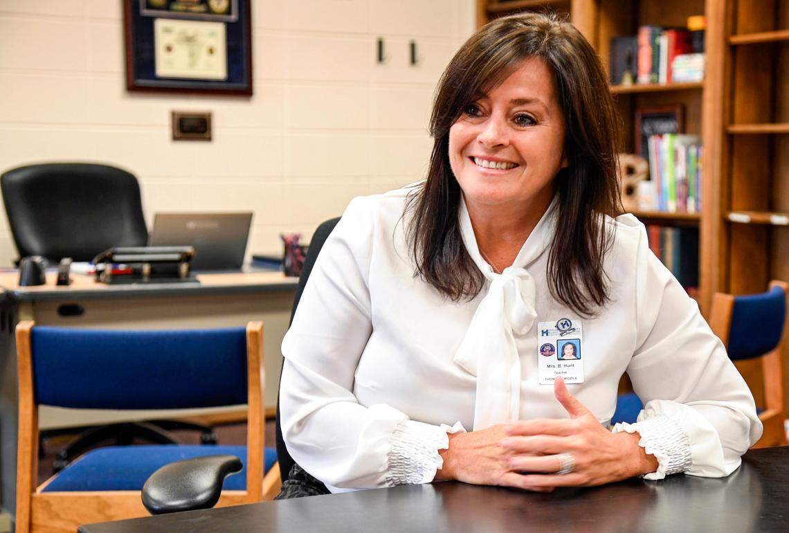 Thomson Middle School teacher Bridgett Hunt was recently named 2022-2023 Houston County Teacher of the Year.