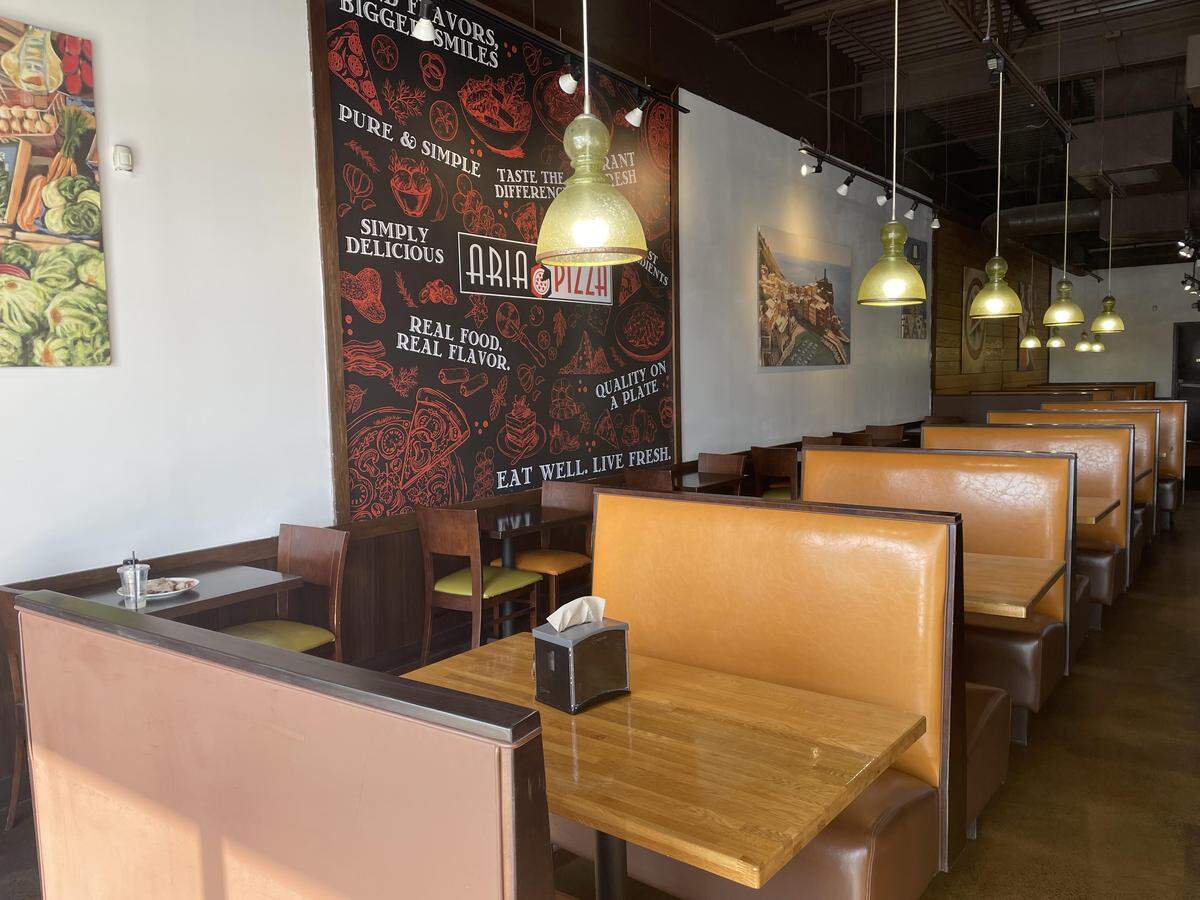 Inside the new Aria Pizza at 133 Margie Drive, Suite 400, in Warner Robins.